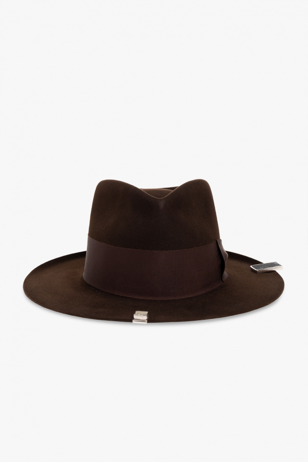 Brown Midland fedora hat Nick Fouquet nike black history month 2013 hat SchaferandweinerShops Japan